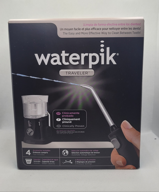 Waterpik traveler en Negro