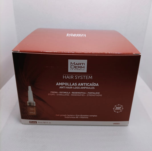 Martiderm Ampollas Anticaída Hair System 3GF 28 ampollas