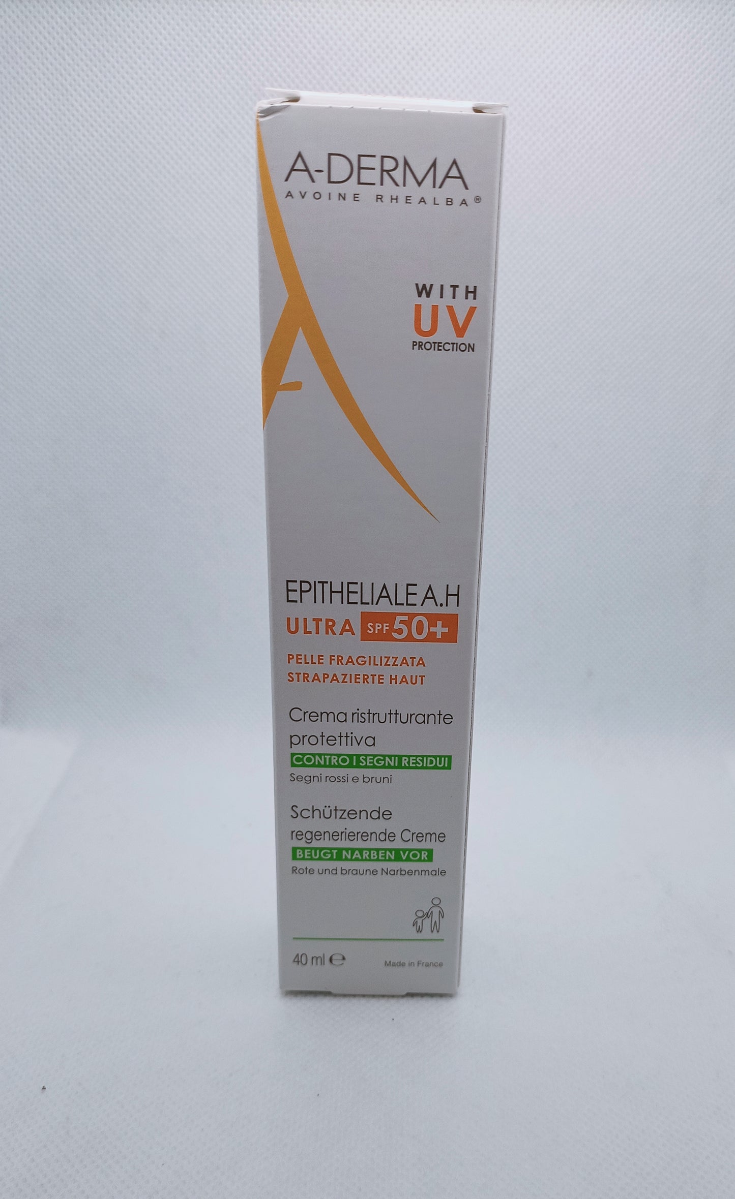 A-Derma Epitheliale AH Ultra SPF50+ Crema 40ml