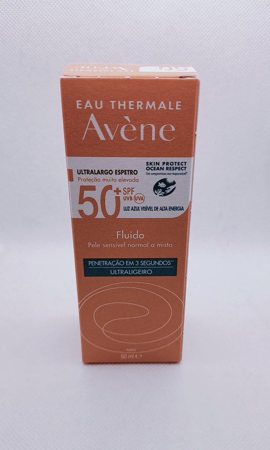 AVENE SOLAR SPF50+ FLUIDO SIN PERFUME 50ML