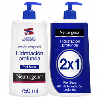 Neutrogena Locion corporal Hidratación Profunda 2x1 750ML