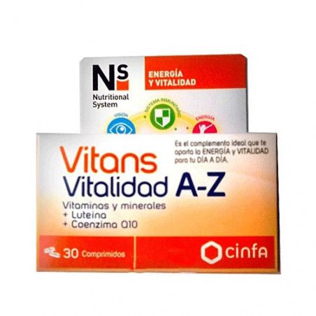 Vitans vitalidad A-Z 30 comprimidos